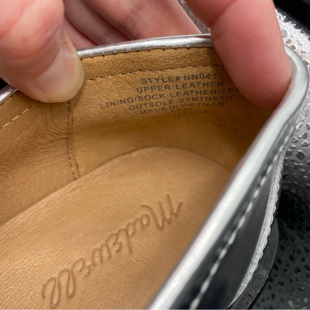 Madewell Vernon Loafers Silver Metallic - Picture 6 of 6